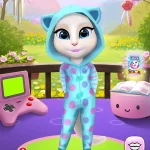 دانلود بازی My Talking Angela برای اندروید "آنجلای سخنگوی من"
