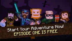 دانلود بازی Minecraft: Story Mode – Season One v1.37 (ماینکرفت: حالت داستانی – فصل اول) برای اندروید - تصویر 1