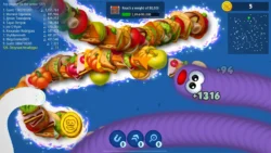 دانلود بازی Worms Zone .io – Hungry Snake v6.24.3 (قلمرو کرم‌ها – مار گرسنه) برای اندروید - تصویر 1