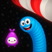 دانلود بازی Worms Zone .io - Hungry Snake (قلمرو کرم‌ها - مار گرسنه) برای اندروید