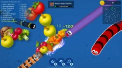 دانلود بازی Worms Zone .io – Hungry Snake v6.24.3 (قلمرو کرم‌ها – مار گرسنه) برای اندروید - تصویر 2
