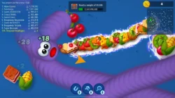 دانلود بازی Worms Zone .io – Hungry Snake v6.24.3 (قلمرو کرم‌ها – مار گرسنه) برای اندروید - تصویر 3