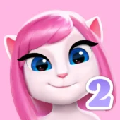 دانلود بازی My Talking Angela 2 برای اندروید "آنجلای سخنگوی من 2"