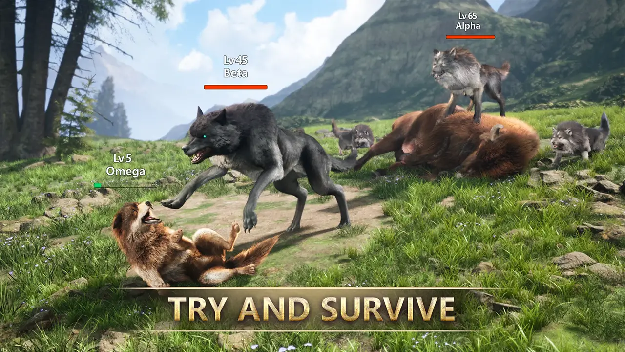 دانلود بازی Wolf Game: Wild Animal Wars v1.0.86 (بازی گرگ: جنگهای حیوانات وحشی) برای اندروید Mobile دانلود بازی Wolf Game: Wild Animal Wars v1.0.86 (بازی گرگ: جنگهای حیوانات وحشی) برای اندروید Mobile