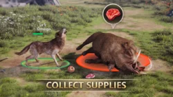 دانلود بازی Wolf Game: Wild Animal Wars v1.0.86 (بازی گرگ: جنگ‌های حیوانات وحشی) برای اندروید - تصویر 2