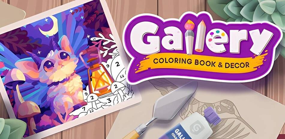 دانلود بازی Gallery: Coloring book and decor - TENOKE برای کامپیوتر بازی کم حجم دانلود بازی Gallery Coloring book and decor